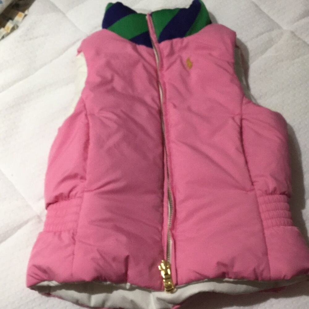 Ralph Lauren 2t reversible down vest worn once